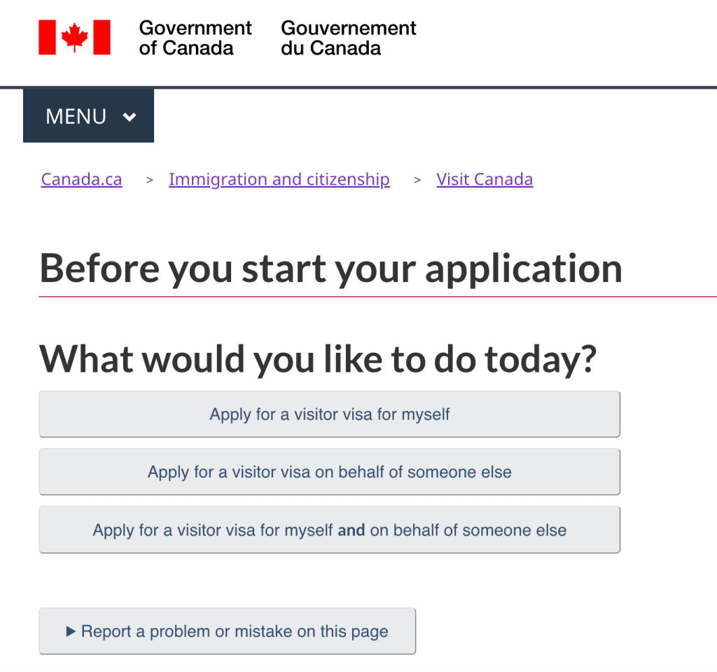 Steps To Apply Canada Visitor Visa Via New IRCC Portal